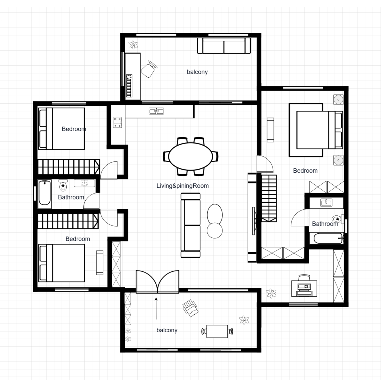 House Floor Plan Template