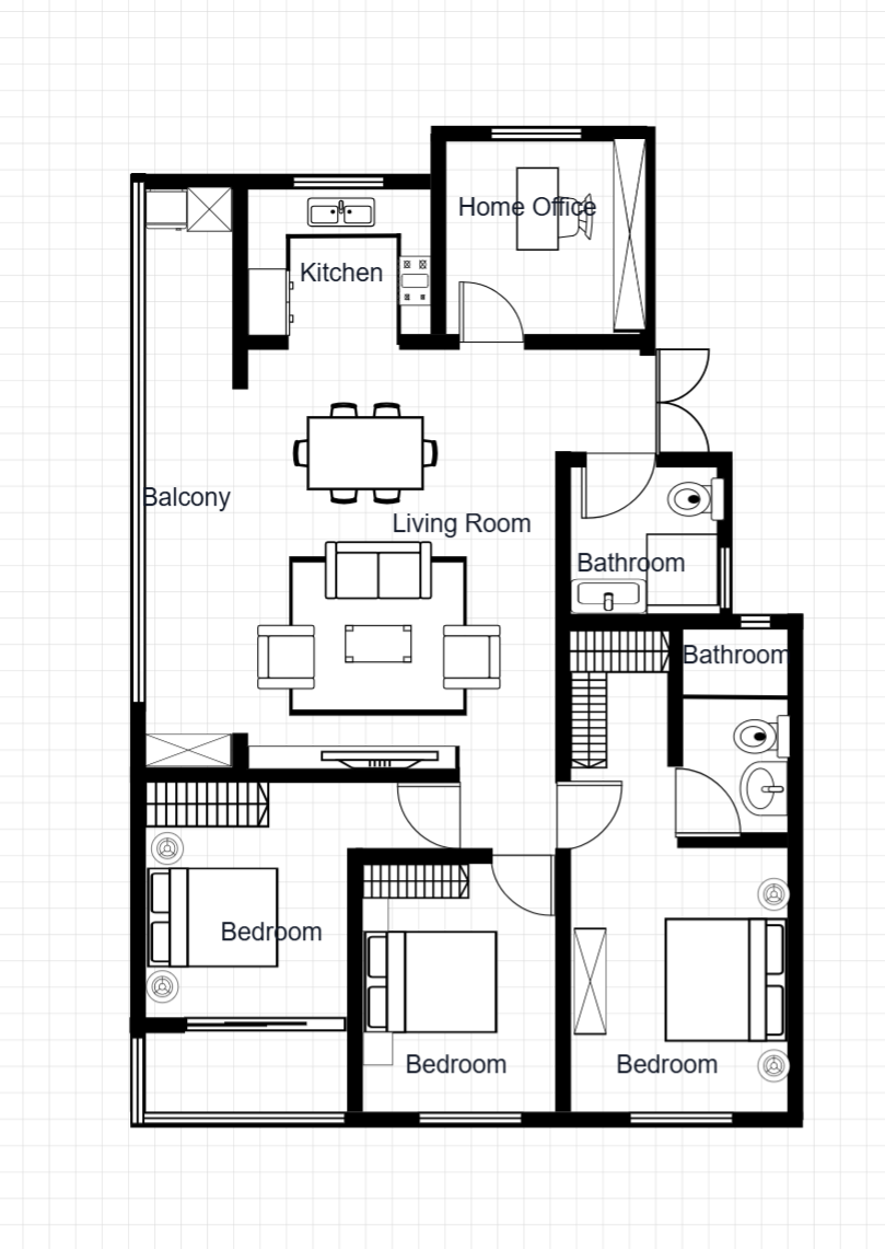 House Floor Plan Template