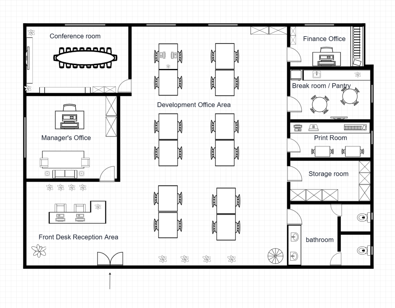 Office Floor Plan Template